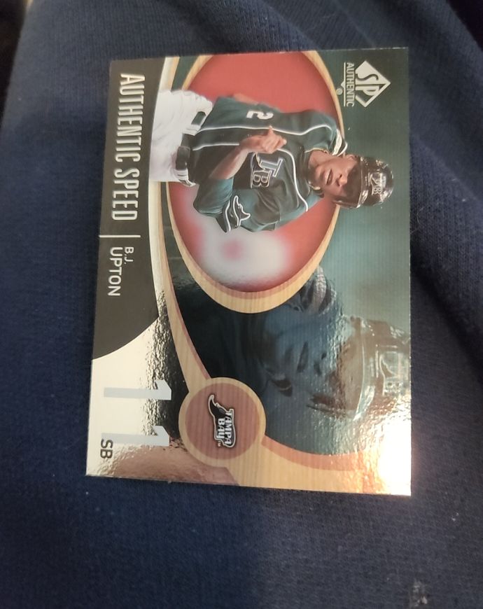 2007 SP Authentic #11 B.J. Upton Authentic Speed — front