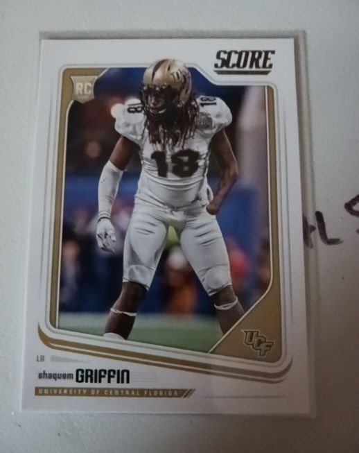 2018 Score #424 Shaquem Griffin RC — front