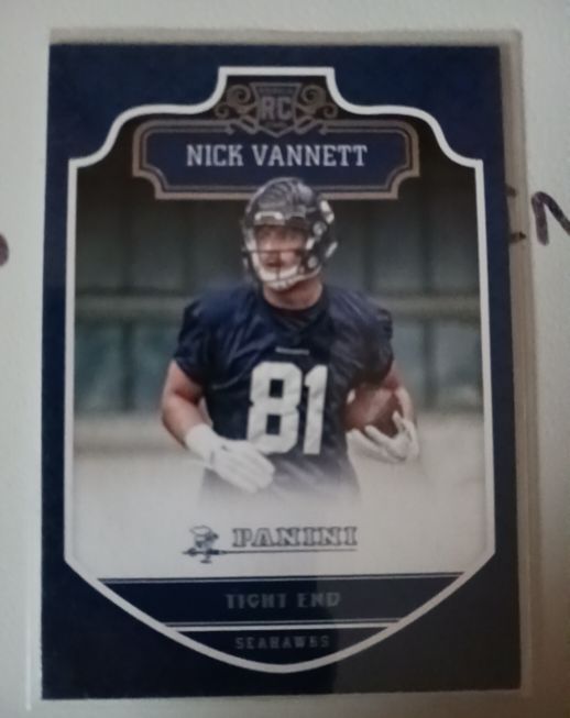 2016 Panini #283 Nick Vannett — front