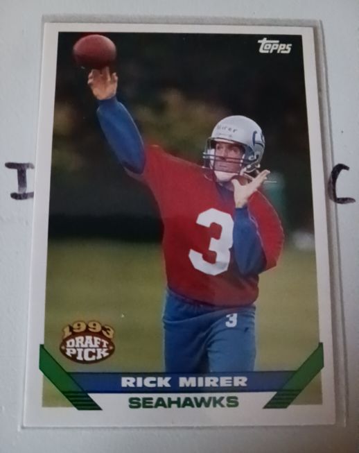 1993 Topps #285 Rick Mirer — front
