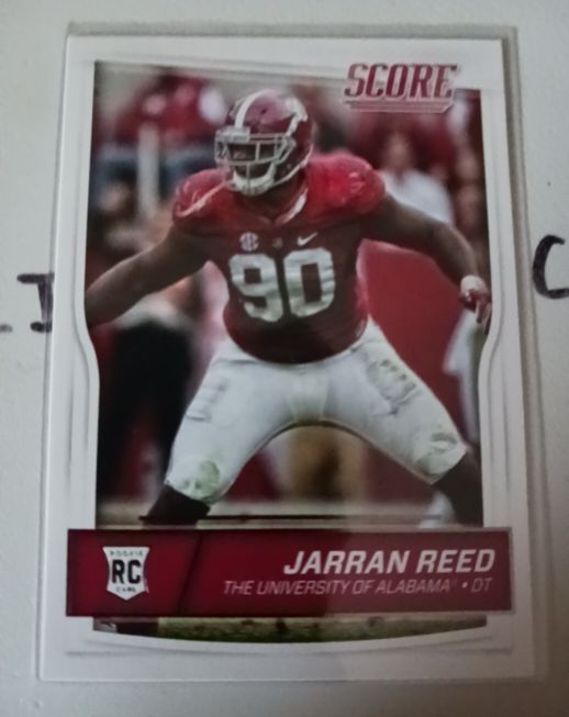 2016 Score #394 Jarran Reed — front