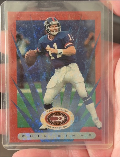 1999 Donruss Preferred QBC #40 Phil Simms — front