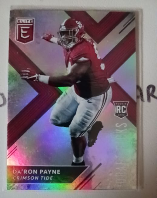 2018 Panini Elite Draft Picks Da'Ron Payne RC — front