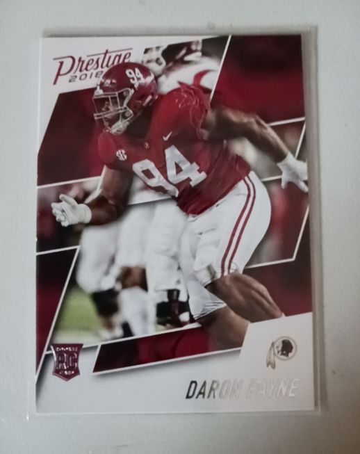 2018 Panini Prestige #264 Daron Payne — front