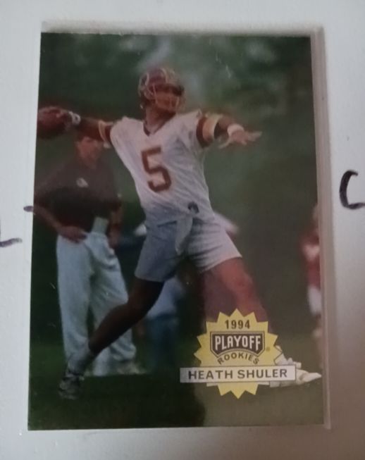 1994 Playoff Rookie Heath Shuler — front