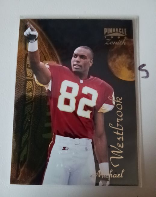 1996 Pinnacle Zenith #Z-121 Michael Westbrook — front