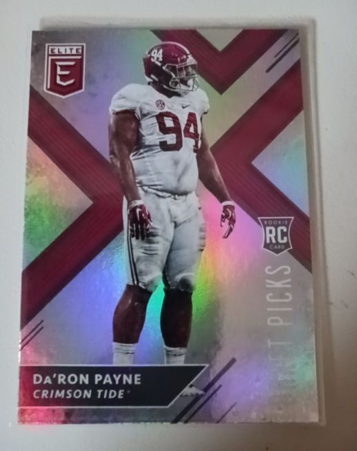 2018 Panini Elite Draft Picks #127 Da'Ron Payne — front