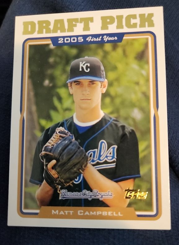 2005 Topps #670 Matt Campbell — front