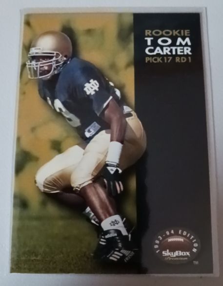 1993 SkyBox Premium #8 Tom Carter — front