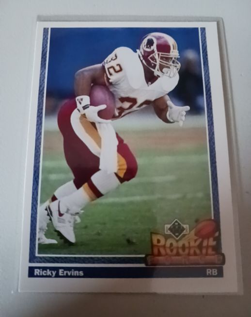 1991 Upper Deck #640 Ricky Ervins — front