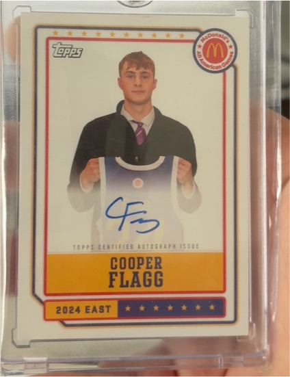 2024 Topps McDonald's All American #CF Cooper Flagg — front