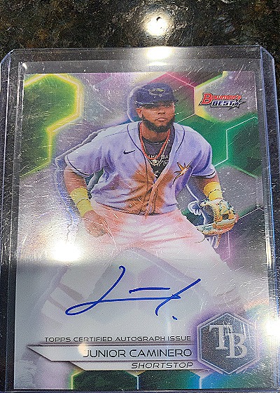 2023 Bowman's Best #B23-JCO Junior Caminero — front