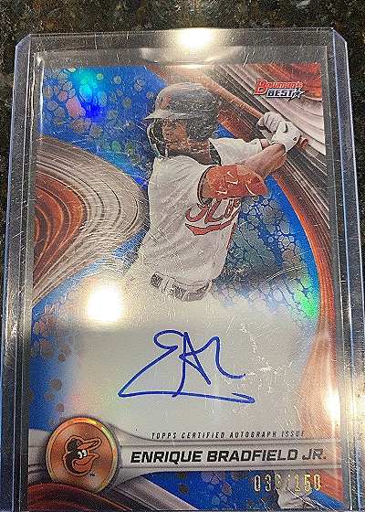2024 Bowman's Best #039 Enrique Bradfield Jr. — front