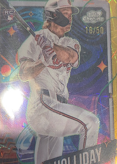 2025 Topps Chrome #16 CJ Holliday — front