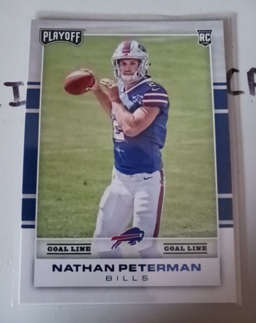 2017 Panini Playoff #205 Nathan Peterman — front