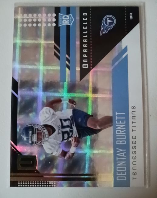 2018 Panini Unparalleled #211 Deontay Burnett — front
