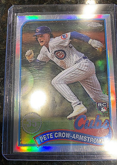2024 Topps Chrome 1989 Topps Baseball #89CB-19 Pete Crow-Armstrong — front