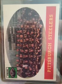 1958 Topps #116 Pittsburgh Steelers Team — front