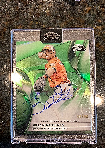 2025 Topps Chrome Black #CBA-BRO Brian Roberts — front
