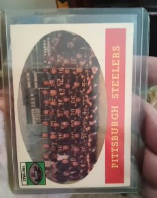 1958 Topps #116 Pittsburgh Steelers Team Card — front