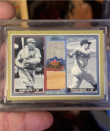 2002 Fleer Fall Classics Rival Factions #RF Babe Ruth / Roger Maris — front