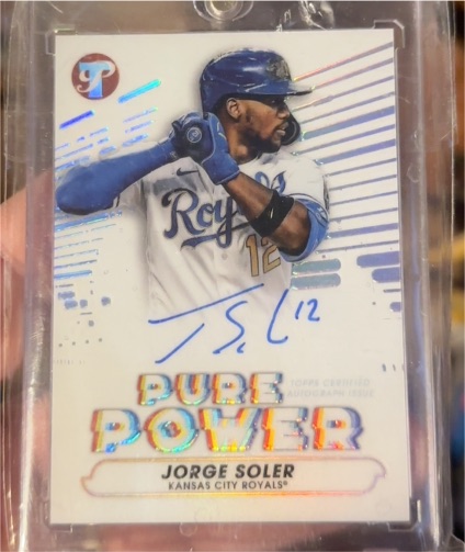 2022 Topps Pristine Pure Power Autographs #PPA-JS Jorge Soler — front