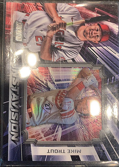 2023 Topps Stadium Club Instavision #IV-MT Mike Trout — front