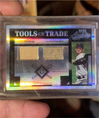 2004 Playoff Absolute Memorabilia Tools of the Trade #TT-130 Roy Oswalt — front