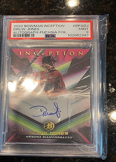 2023 Bowman Inception #BPADJ Druw Jones — front
