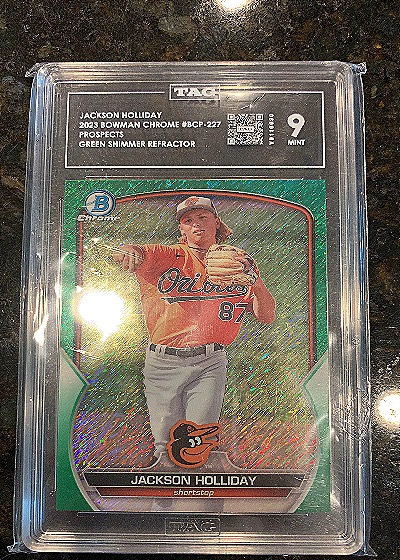 2023 Bowman Chrome #BCP-227 Jackson Holliday — front