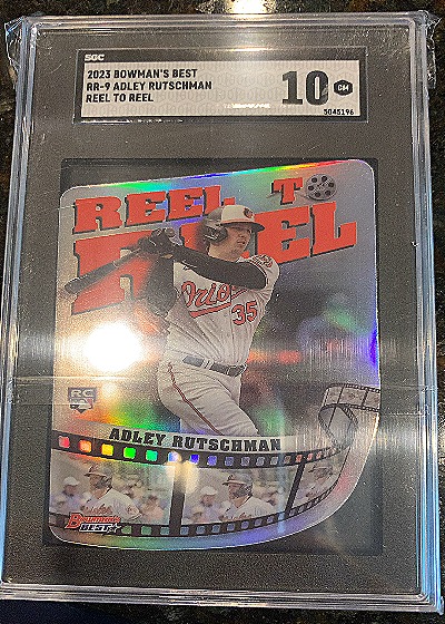 2023 Bowman's Best #RR-9 Adley Rutschman Reel to Reel — front