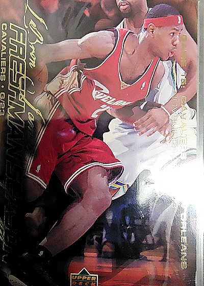 2003 Upper Deck #42 LeBron James Freshman Season — front