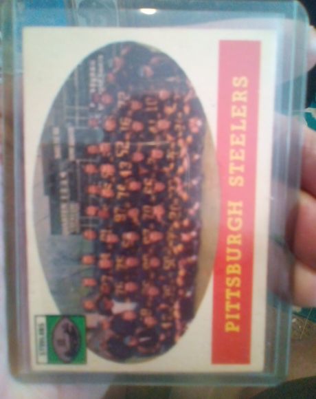1958 Topps #116 Pittsburgh Steelers Team — front
