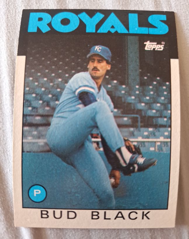 1986 Topps #697 Bud Black — front