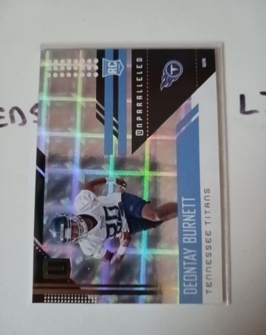 2018 Panini Unparalleled #211 Deontay Burnett — front