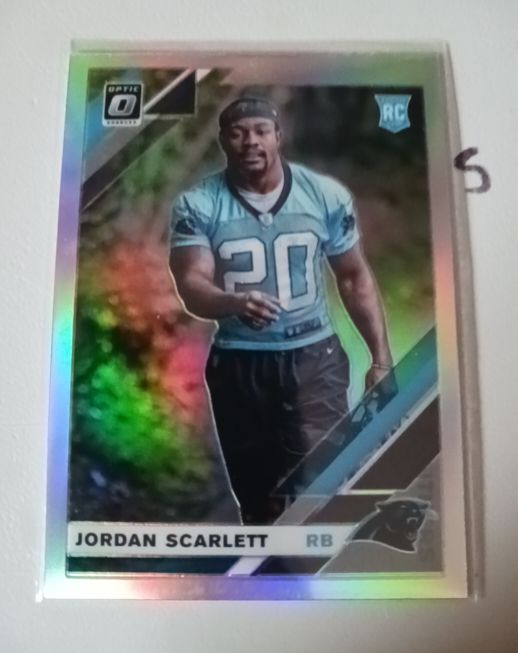 2019 Donruss Optic #102 Jordan Scarlett — front