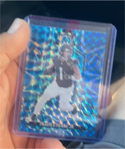 2020 Panini Select #108 Dak Prescott Tri-Color Prizm Die-Cut Premier Level — front