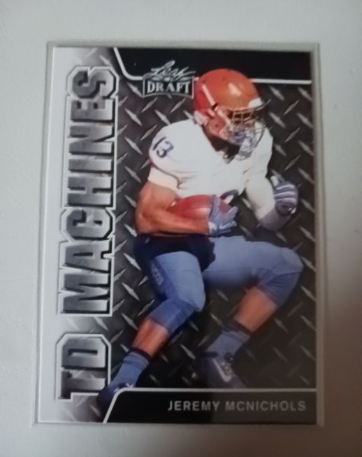 2017 Leaf Draft TD Machines #TD10 Jeremy McNichols — front
