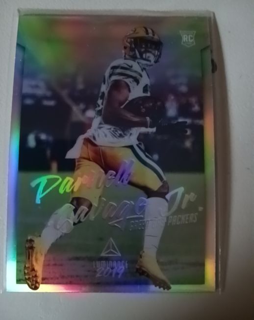 2019 Panini Chronicles Luminance #215 Darnell Savage Jr. — front