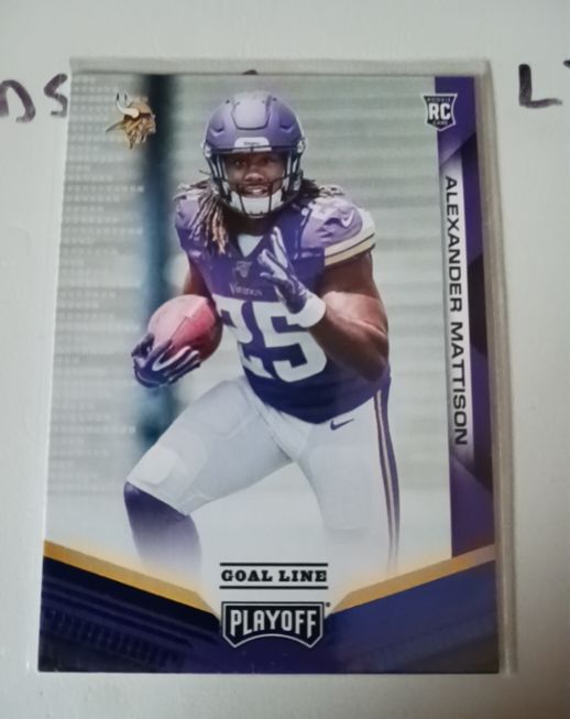 2019 Panini Playoff Goal Line #233 Alexander Mattison — front