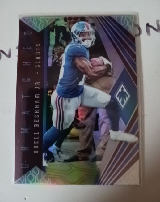 2018 Panini Phoenix Unmatched #5 Odell Beckham Jr. — front
