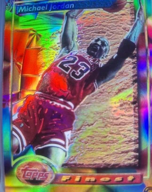 1993-94 Topps Finest #1 Michael Jordan — front