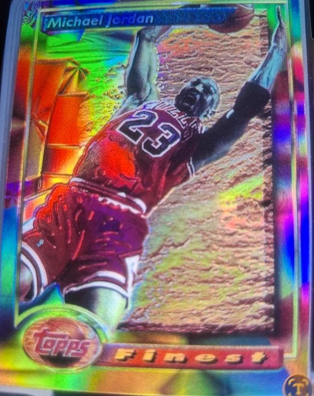 1993-94 Topps Finest #1 Michael Jordan — front