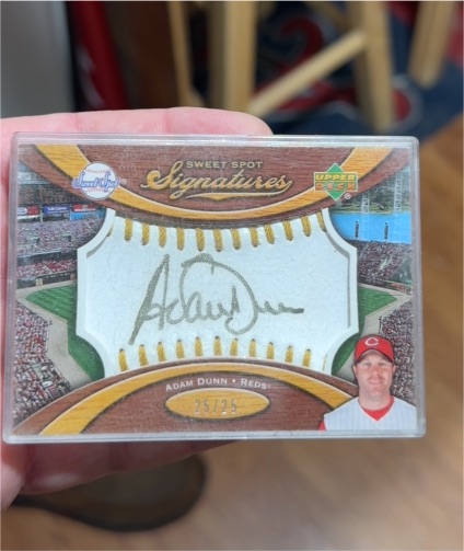 2007 Upper Deck Sweet Spot Signatures #SS-AD Adam Dunn — front