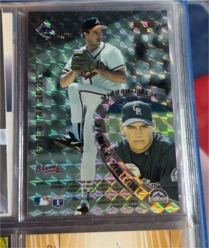 1994 Topps T-1 Greg Maddux / Tom Glavine — front