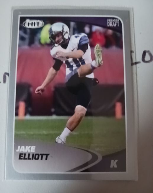 2017 Sage Hit #K Jake Elliott — front
