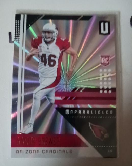 2018 Panini Unparalleled #6 Aaron Brewer — front