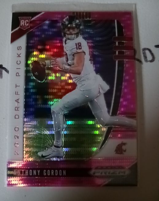 2020 Panini Prizm Draft Picks #149 Anthony Gordon — front