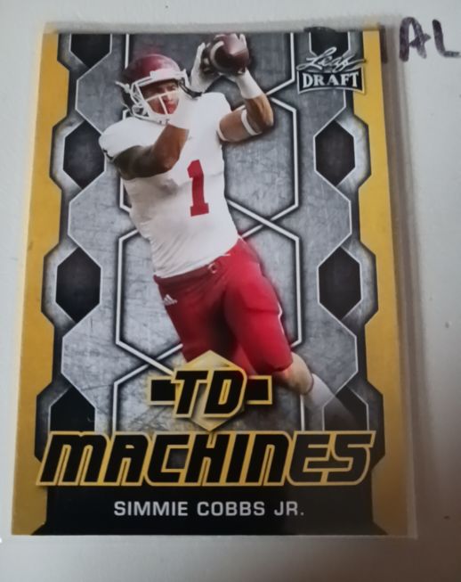 2018 Leaf Draft TD Machines #TD-18 Simmie Cobbs Jr. — front