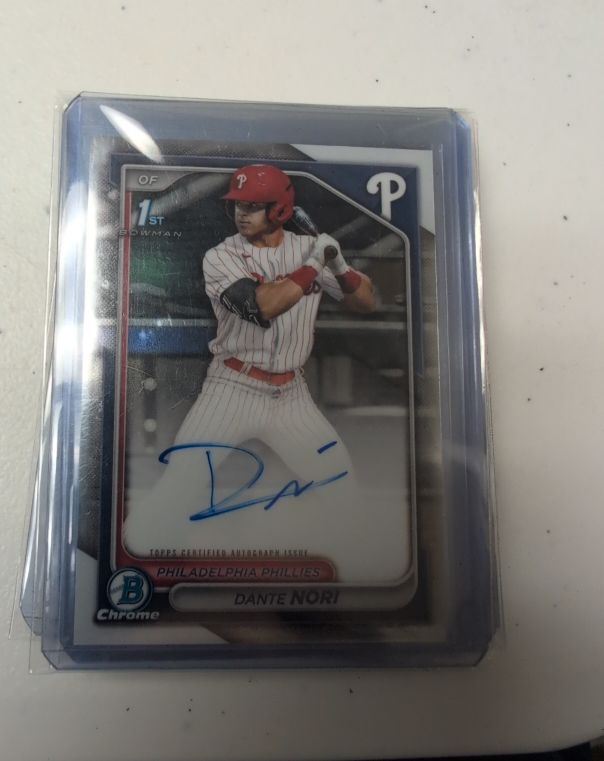 2024 Bowman Draft Chrome #CPA-DN Dante Nori — front